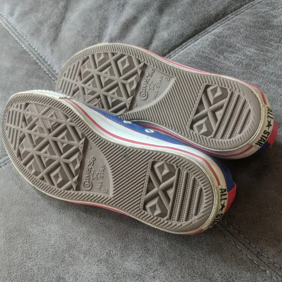 ⭐ Converse All Star Blue Leather Sneakers - Picture 5 of 8